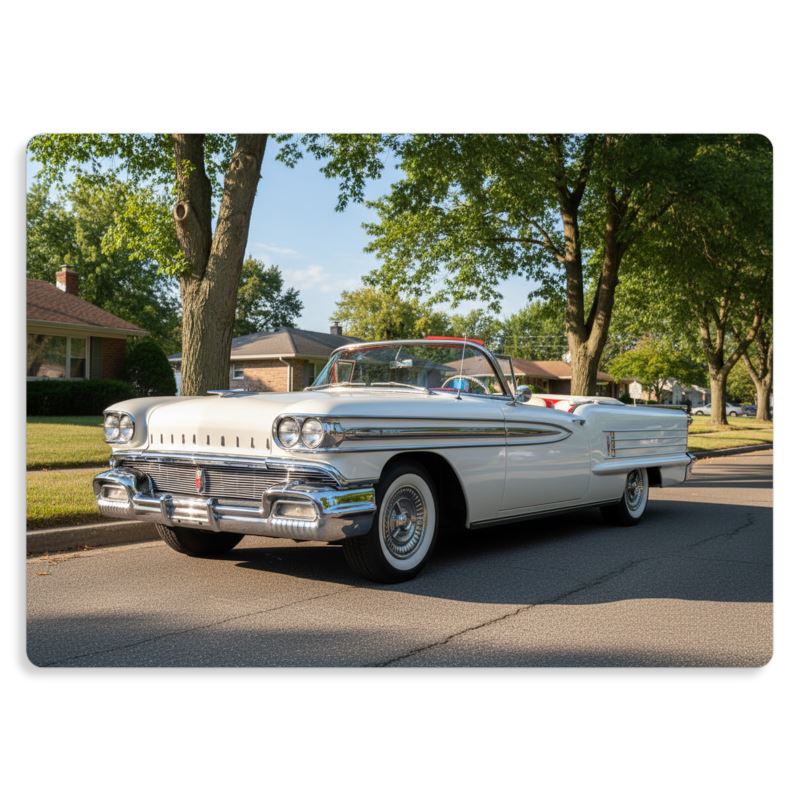 Metal print Classic 50s speaker