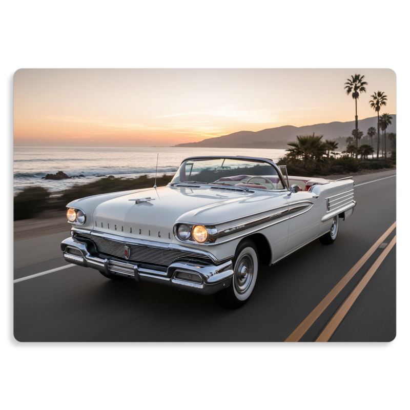 Metal print Classic 50s speaker