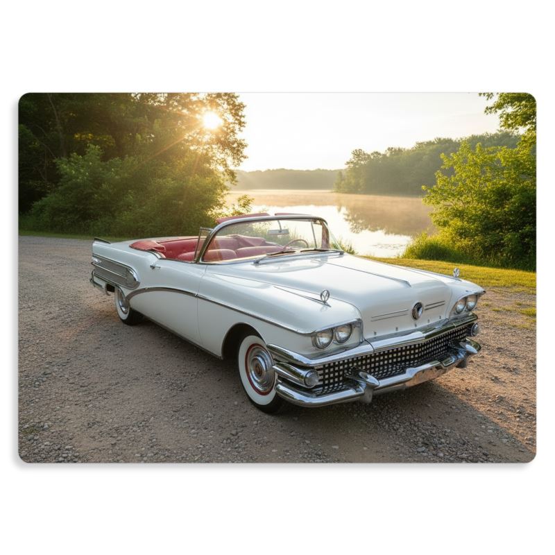 Metal print Classic 50s speaker