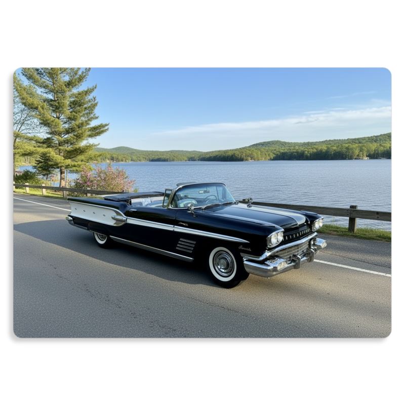 Metal print Classic 50s speaker