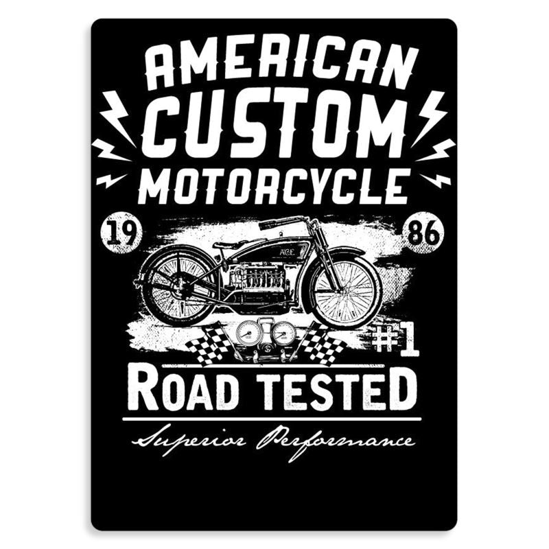 Metal print Motorcycle Ride