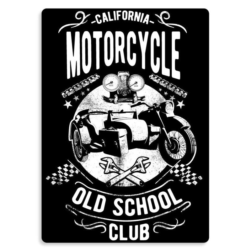 Metalltryck Motorcycle Ride