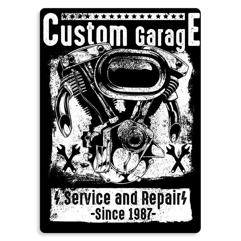 Metalltryck Motorcycle Ride