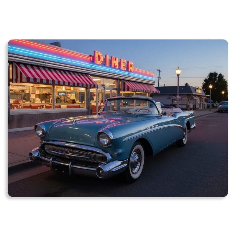 Metalltryck Classic 50- talare