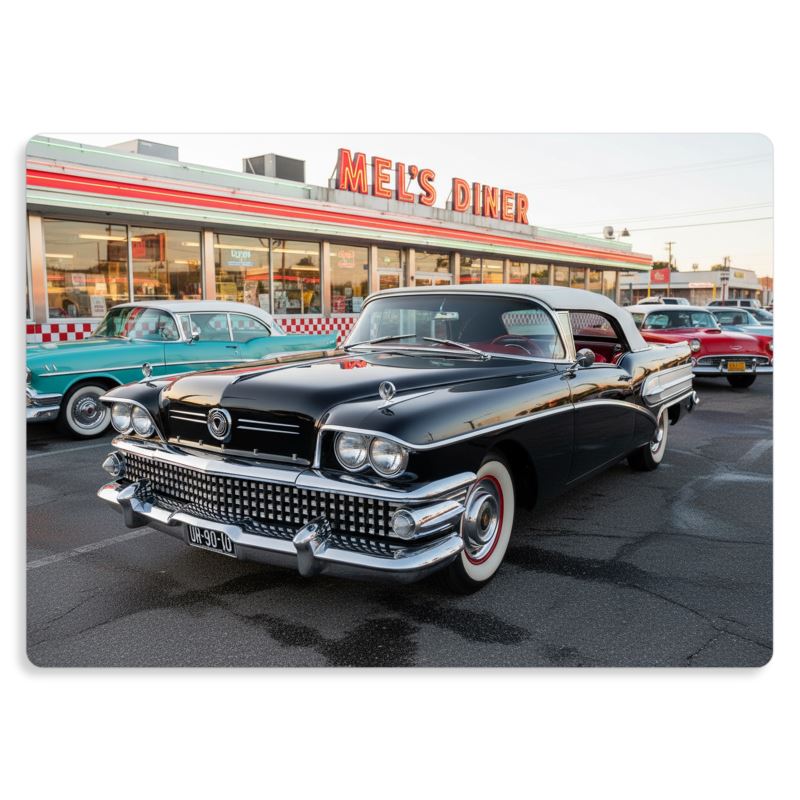 Metalltryck Classic 50- talare