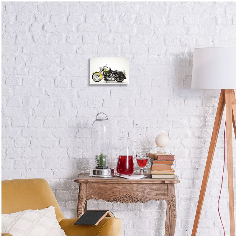 Metalltryck Motorcycle Ride Harley Davidsson