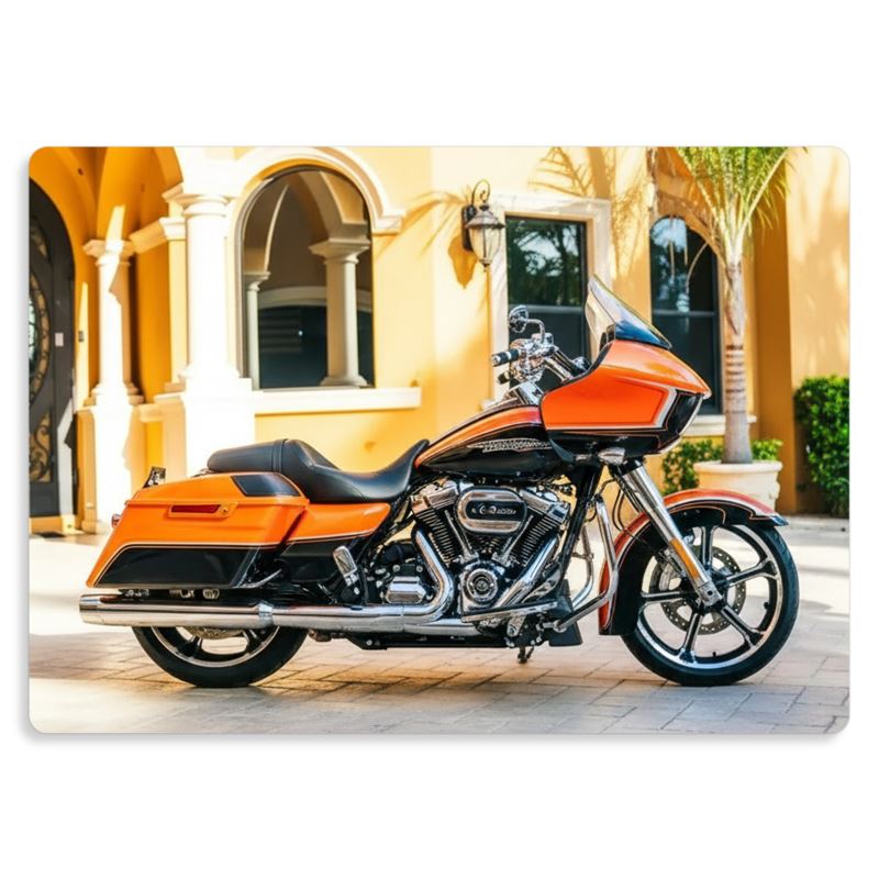 Metalltryck Harley Davidsson